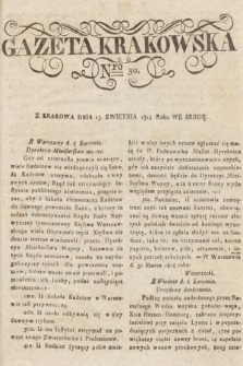 Gazeta Krakowska. 1814, nr 30