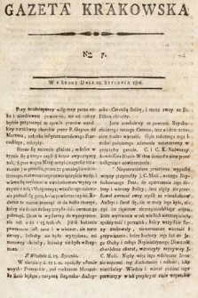 Gazeta Krakowska. 1806, nr 7