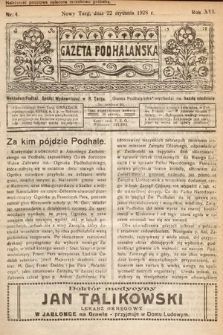 Gazeta Podhalańska. 1928, nr 4