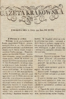 Gazeta Krakowska. 1814, nr 40