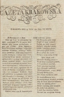 Gazeta Krakowska. 1814, nr 42