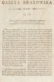 Gazeta Krakowska. 1806, nr 16