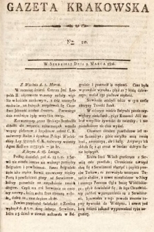 Gazeta Krakowska. 1806, nr 20