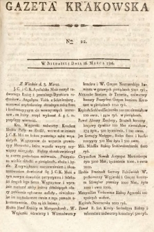 Gazeta Krakowska. 1806, nr 22