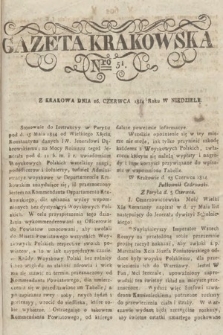 Gazeta Krakowska. 1814, nr 51