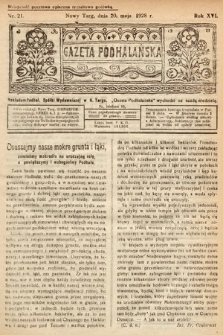 Gazeta Podhalańska. 1928, nr 21