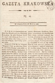 Gazeta Krakowska. 1806, nr 25