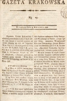 Gazeta Krakowska. 1806, nr 29