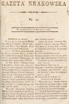 Gazeta Krakowska. 1806, nr 35