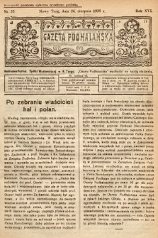 Gazeta Podhalańska. 1928, nr 35
