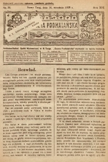 Gazeta Podhalańska. 1928, nr 38