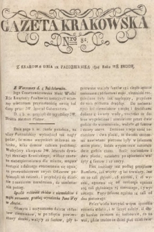 Gazeta Krakowska. 1814, nr 82