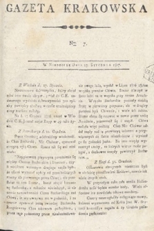 Gazeta Krakowska. 1807 , nr 7