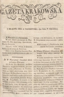 Gazeta Krakowska. 1814, nr 83