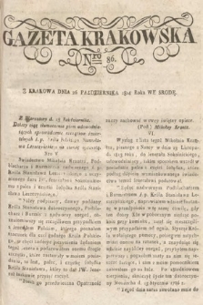 Gazeta Krakowska. 1814, nr 86