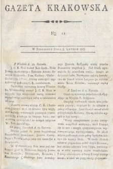 Gazeta Krakowska. 1807 , nr 11