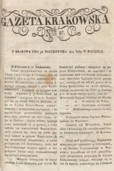 Gazeta Krakowska. 1814, nr 87