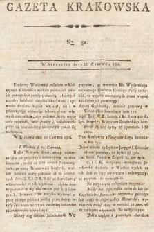 Gazeta Krakowska. 1806, nr 50