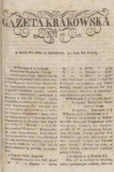 Gazeta Krakowska. 1814, nr 92