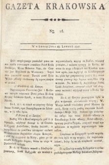 Gazeta Krakowska. 1807 , nr 16