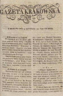 Gazeta Krakowska. 1814, nr 94
