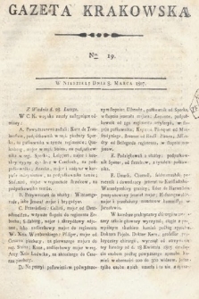 Gazeta Krakowska. 1807 , nr 19