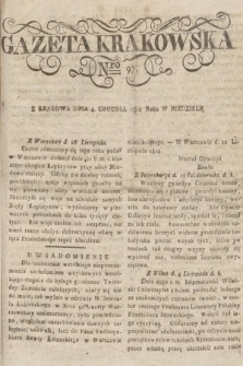 Gazeta Krakowska. 1814, nr 97