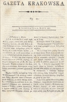 Gazeta Krakowska. 1807 , nr 21