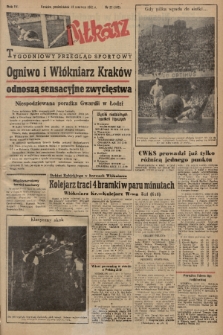 Piłkarz : tygodniowy przegląd sportowy. R. 4, 1951, nr 27