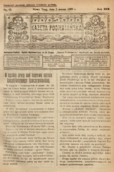 Gazeta Podhalańska. 1929, nr 10