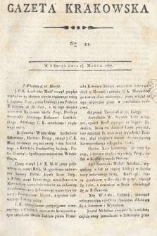 Gazeta Krakowska. 1807 , nr 22