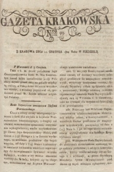 Gazeta Krakowska. 1814, nr 99