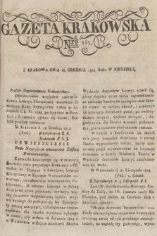 Gazeta Krakowska. 1814, nr 101