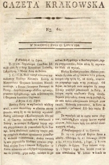 Gazeta Krakowska. 1806, nr 60