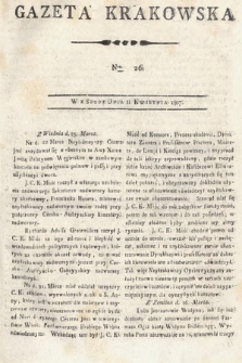 Gazeta Krakowska. 1807 , nr 26