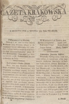 Gazeta Krakowska. 1814, nr 104
