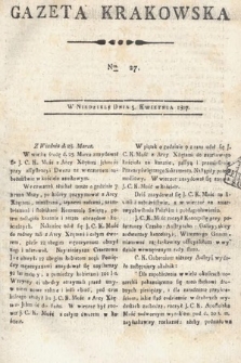 Gazeta Krakowska. 1807 , nr 27