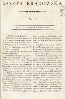 Gazeta Krakowska. 1807 , nr 31