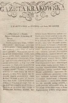 Gazeta Krakowska. 1816, nr 3