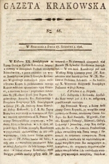 Gazeta Krakowska. 1806, nr 66