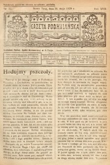 Gazeta Podhalańska. 1929, nr 22