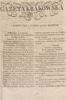 Gazeta Krakowska. 1816, nr 5