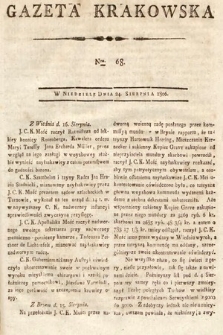 Gazeta Krakowska. 1806, nr 68
