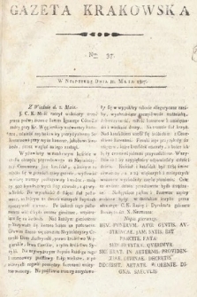 Gazeta Krakowska. 1807 , nr 37