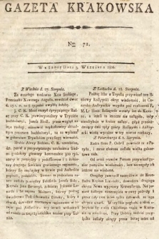 Gazeta Krakowska. 1806, nr 71