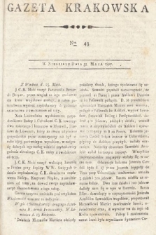 Gazeta Krakowska. 1807 , nr 43