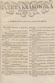 Gazeta Krakowska. 1816, nr 17