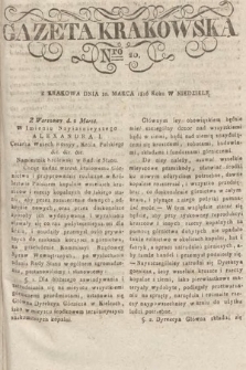Gazeta Krakowska. 1816, nr 20