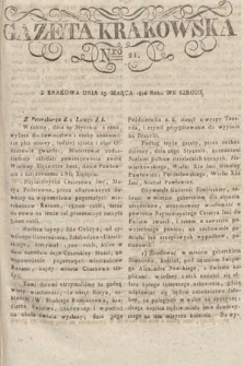 Gazeta Krakowska. 1816, nr 21