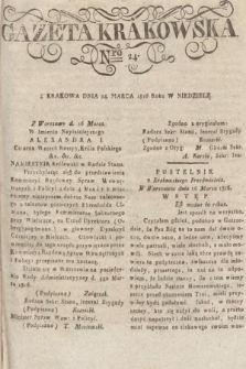 Gazeta Krakowska. 1816, nr 24